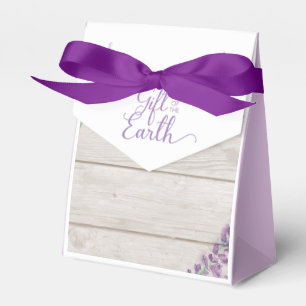 Watercolor Lavender & Wood Essential Oils Class Favour Box