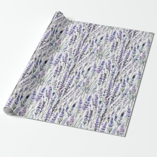 Watercolor Lavender Wrapping Paper