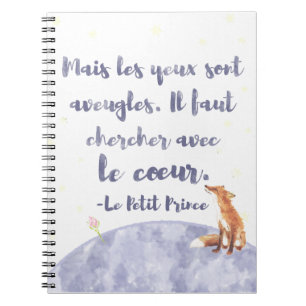 Watercolor Le Petit Prince The Little Prince Notebook