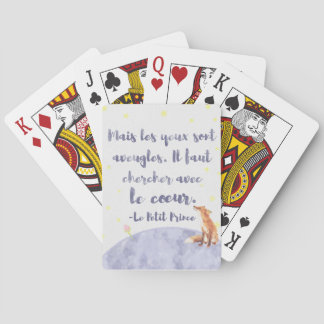 Watercolor Le Petit Prince The Little Prince Playing Cards