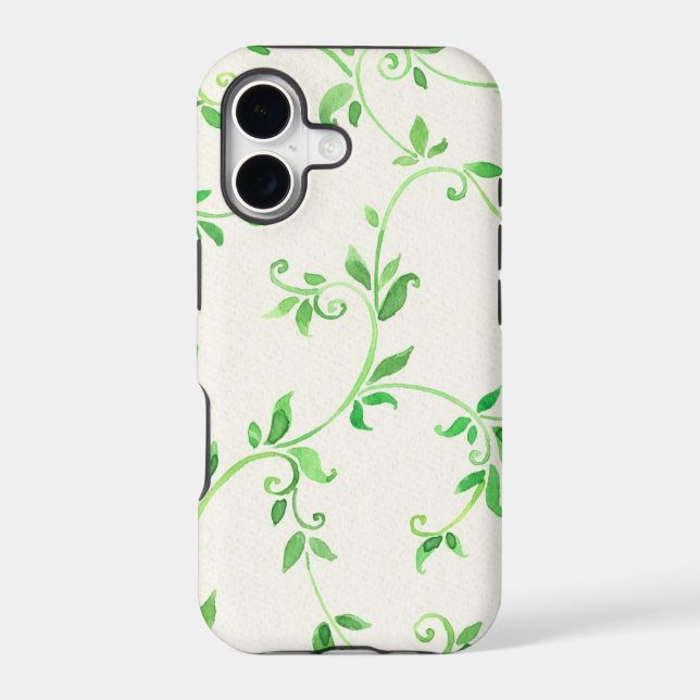 Watercolor leaves pattern (Back)