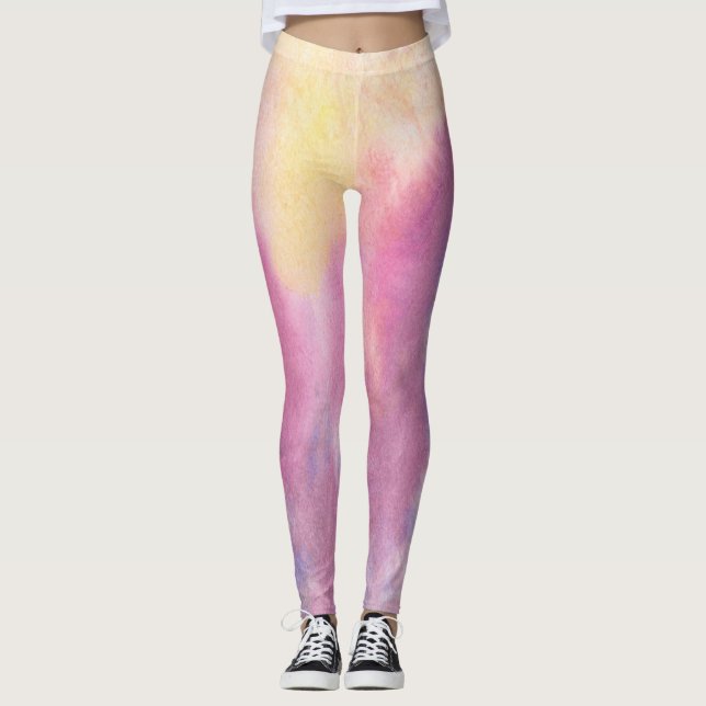 Watercolor Leggings (Front)