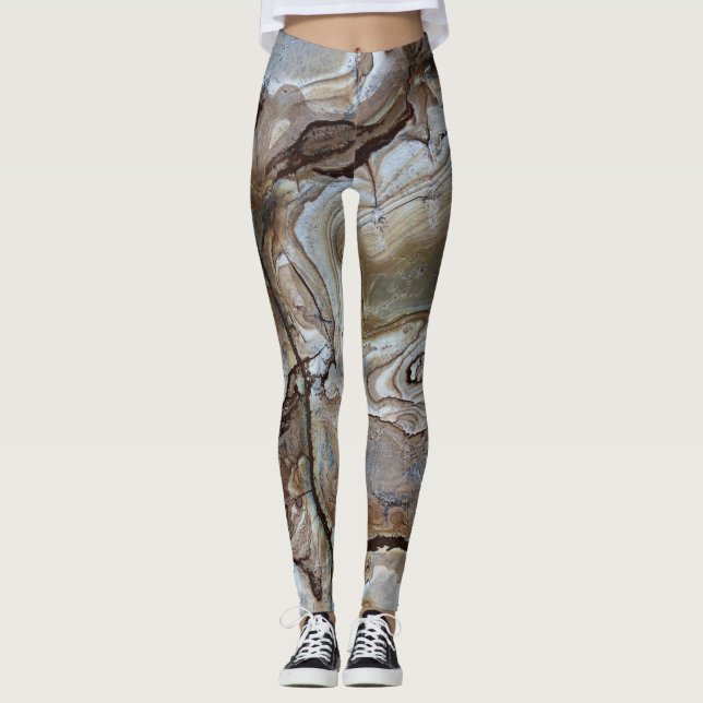 Watercolor Leggings for Fashion-Forward Women (Front)