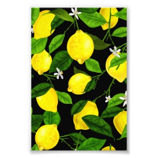 Watercolor Lemon 2 Photo Print