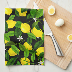 Watercolor Lemon 2 Tea Towel