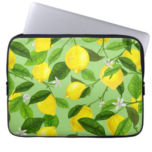 Watercolor Lemon 3 Laptop Sleeve