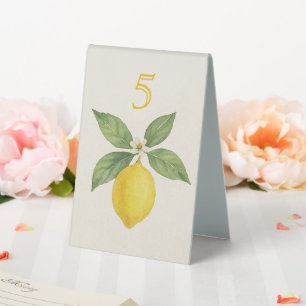 Watercolor Lemon Birthday
