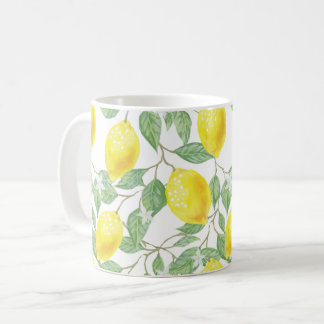 Watercolor Lemon Coffee Mug