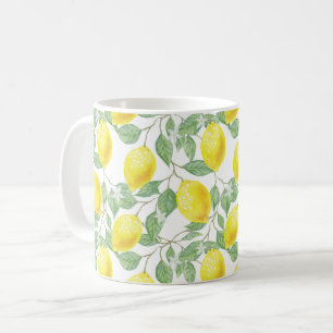 Watercolor Lemon Coffee Mug