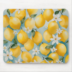 Watercolor Lemon/fruit Mouse Pad