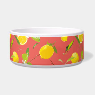 Watercolor Lemon & Leaves 12