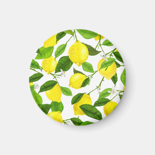 Watercolor Lemon Magnet