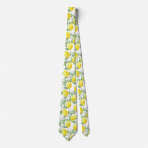 Watercolor Lemon Tie