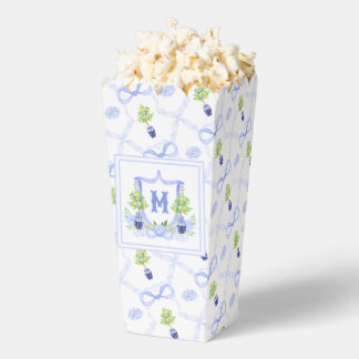 Watercolor Lemon Tree Monogram Crest Favour Box