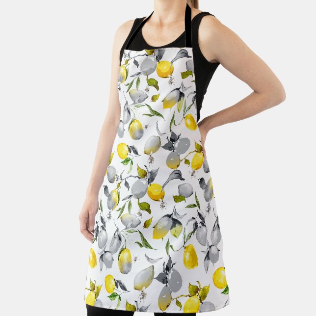 Watercolor lemons 14 apron (Insitu)