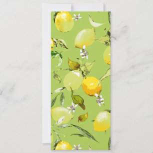 Watercolor lemons 22 save the date