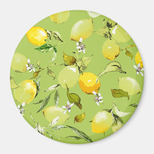 Watercolor lemons 23 magnet