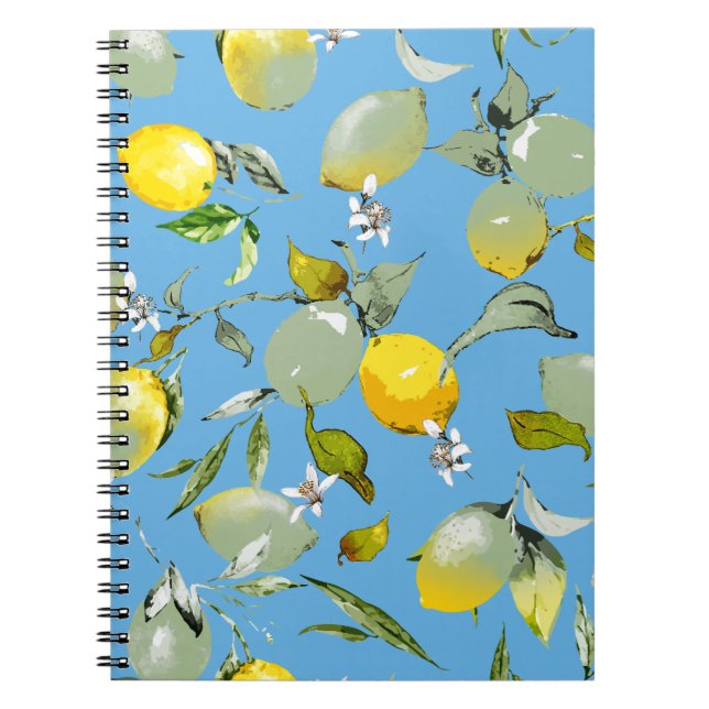 Watercolor lemons 26 notebook (Front)