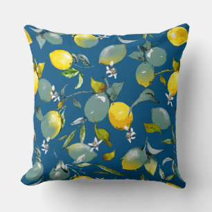 Watercolor lemons 29 cushion