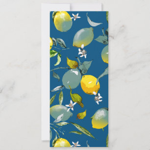 Watercolor lemons 29 save the date