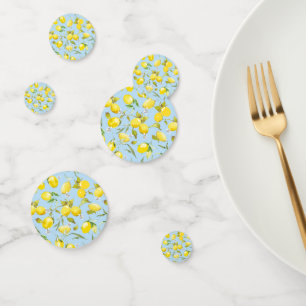 Watercolor lemons 4 confetti