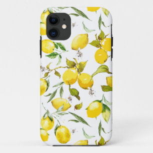 Watercolor lemons 5 iPhone 11 case