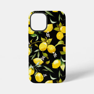 Watercolor lemons 7 iPhone 12 mini case