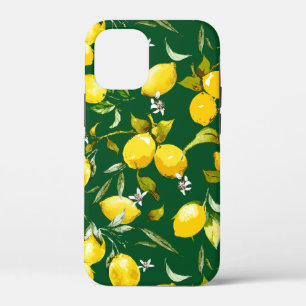 Watercolor lemons 9 iPhone 12 mini case