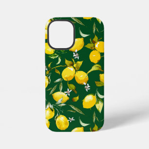Watercolor lemons 9 iPhone 12 mini case