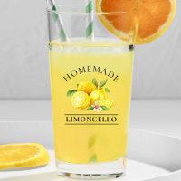 Watercolor Lemons Homemade Limoncello