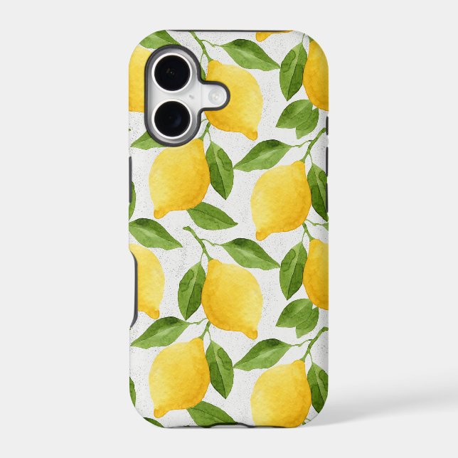 Watercolor lemons pattern (Back)