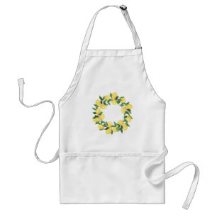 WATERCOLOR LEMONS STANDARD APRON