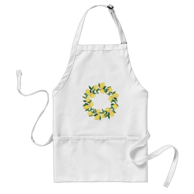 WATERCOLOR LEMONS STANDARD APRON (Front)