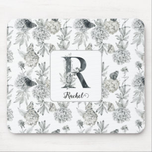 Watercolor letter R Mouse Pad