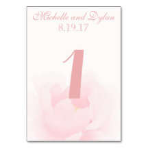 Watercolor Light Pink Peony Wedding