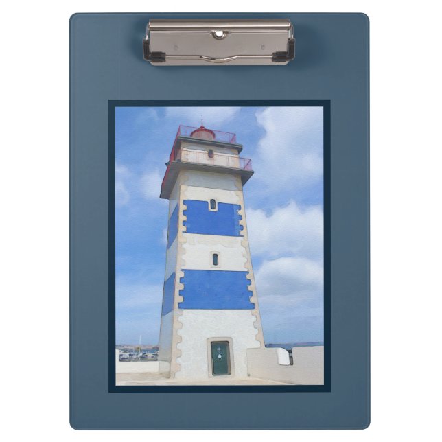 Watercolor lighthouse clipboard (Front)