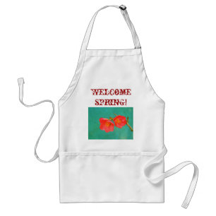 Watercolor-like Sakura Blossom Standard Apron