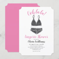 Watercolor Lingerie Shower Bridal Shower