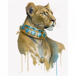 Watercolor Lioness 4 T-Shirt