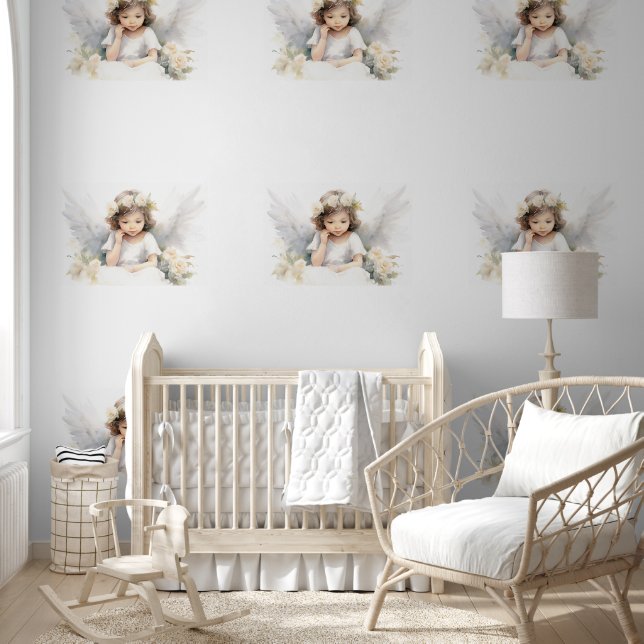 Watercolor Little Angel Wallpaper (Kids)