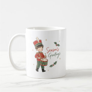 Watercolor Little Drummer Boy Coffee Mug