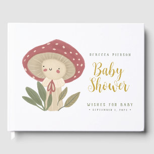 Watercolor Little mushroom  Guest Book
