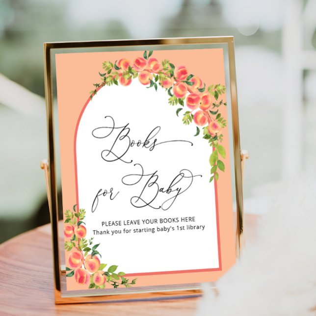 Watercolor Little Peach Books for Baby Poster (Creator Uploaded)