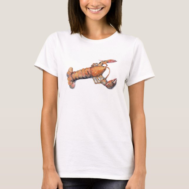 Watercolor Lobster T-Shirt (Front)