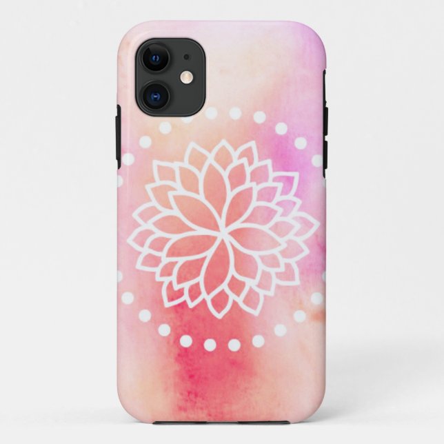 Watercolor Lotus iPhone 5/5s Case (Back)