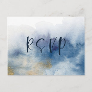 Watercolor Lux RSVP Postcard V2