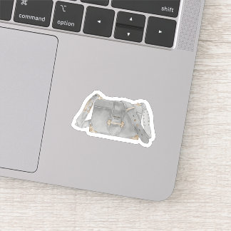 watercolor luxury Prada bag illustration