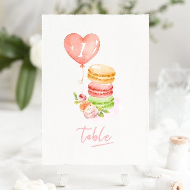 Watercolor Macaroons Birthday Party (Creator Uploaded)