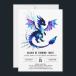 Watercolor Magical Dragon Digital Boy Birthday Invitation<br><div class="desc">Transport your guests to a world of wonder with our Watercolor Magical Dragon Digital Boy Birthday invitation. This captivating design features a magical dragon in beautiful watercolor tones, perfect for an enchanting celebration. Fully editable, you can personalise the invitation to include all your party details with ease. Instantly downloadable, this...</div>