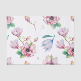 Watercolor Magnolia Tissue Paper